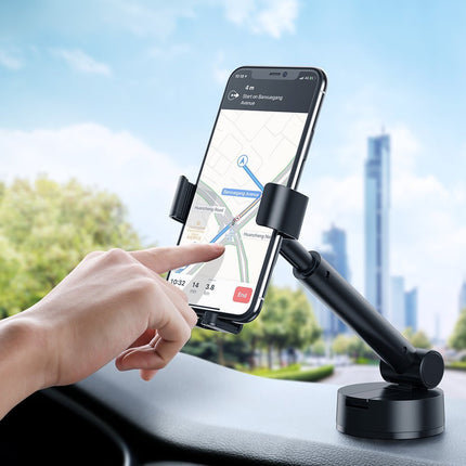 BASEUS Telescopic gravity grip for black dashboard window – image 4