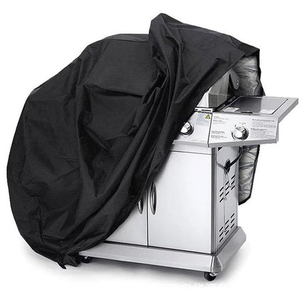 HURTEL Cover tarpaulin barbecue cover bike motorcycle garden furniture XXL black