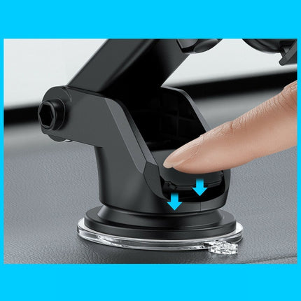 JOYROOM Car phone handle with telescopic arm for dashboard and black window – image 6