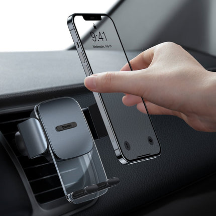 BASEUS Car handle for phone on air grille black – image 10