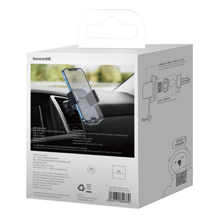 BASEUS Car handle for phone on air grille black – image 6