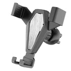 HURTEL Gravity car handle for smartphone on silver grille