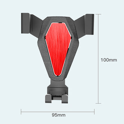 HURTEL Gravity car handle for smartphone on silver grille – image 10