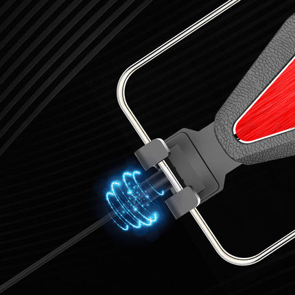 HURTEL Gravity car handle for smartphone on silver grille – image 6