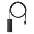BASEUS HUB USB-A adapter up to 4xUSB-A 3.0 5Gb/s Lite Series black