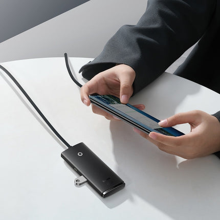 BASEUS HUB USB-A adapter up to 4xUSB-A 3.0 5Gb/s Lite Series black – image 8