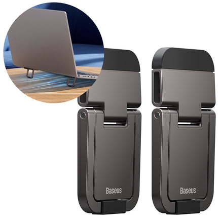 BASEUS Stands, glued, foldable laptop feet, 2 pcs. gray – image 2
