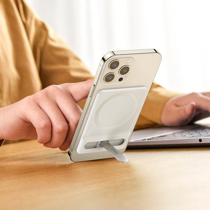 BASEUS Stand for phone folding with magnetic handle white – image 10
