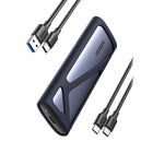 UGREEN Pocket case for SSD M.2 USB 3.2 Gen 2 SuperSpeed USB 10Gbps grey
