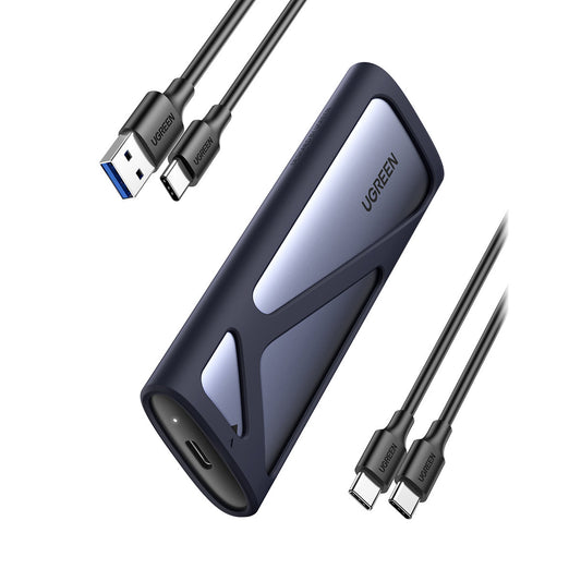 UGREEN Pocket case for SSD M.2 USB 3.2 Gen 2 SuperSpeed USB 10Gbps grey