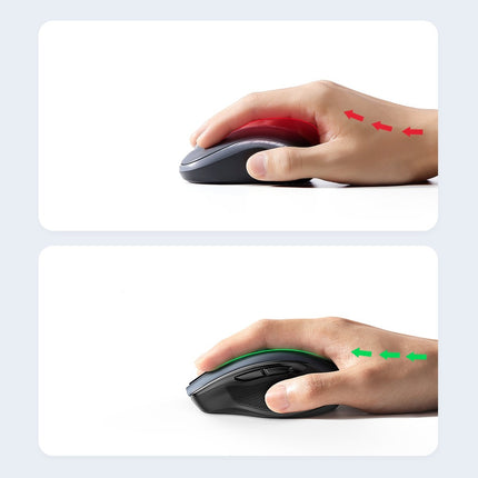 UGREEN Ergonomic optical wireless mouse USB 2.4GHz 4000DPI black – image 6