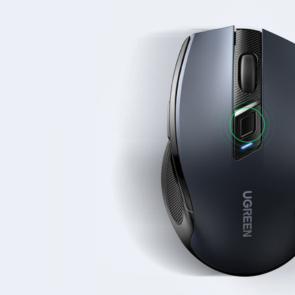 UGREEN Ergonomic optical wireless mouse USB 2.4GHz 4000DPI black – image 7