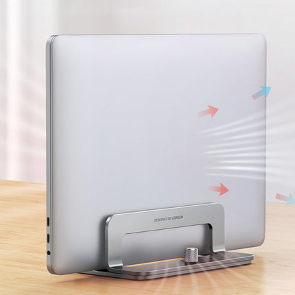 UGREEN Stand holder stand for laptop tablet aluminum vertical silver – image 3