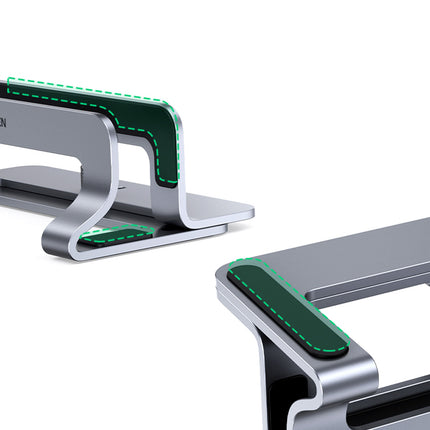 UGREEN Stand holder stand for laptop tablet aluminum vertical silver – image 4