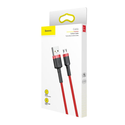 BASEUS Robust flexible cable USB microUSB QC3.0 2.4A 1M red – image 10