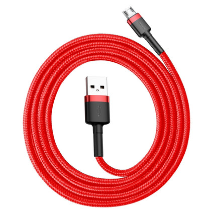 BASEUS Robust flexible cable USB microUSB QC3.0 2.4A 1M red – image 2