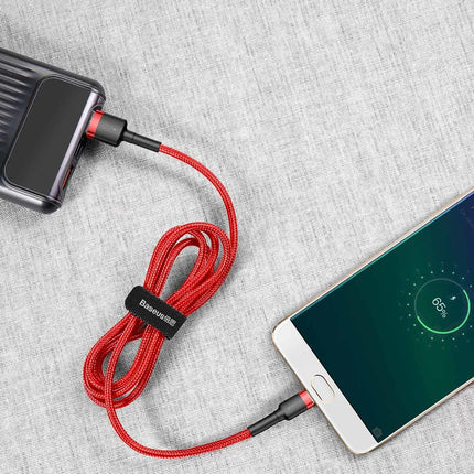 BASEUS Robust flexible cable USB microUSB QC3.0 2.4A 1M red – image 5