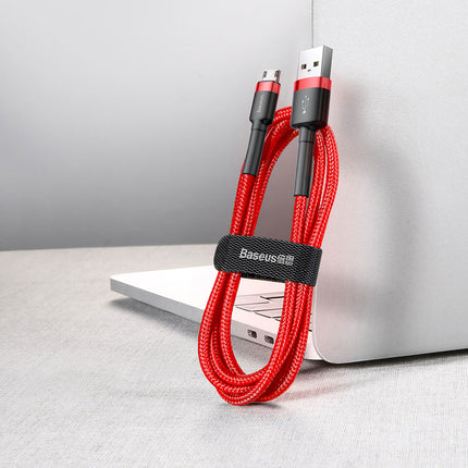 BASEUS Robust flexible cable USB microUSB QC3.0 2.4A 1M red – image 6