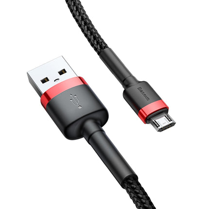 BASEUS Robust flexible cable USB microUSB QC3.0 2.4A 1M red – image 25