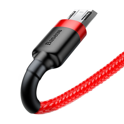 BASEUS Robust flexible cable USB microUSB 1.5A 2M red cable – image 4