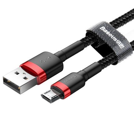 BASEUS Robust flexible cable USB microUSB 1.5A 2M red cable – image 32