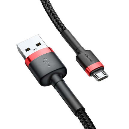 BASEUS Robust flexible cable USB microUSB 1.5A 2M red cable – image 25