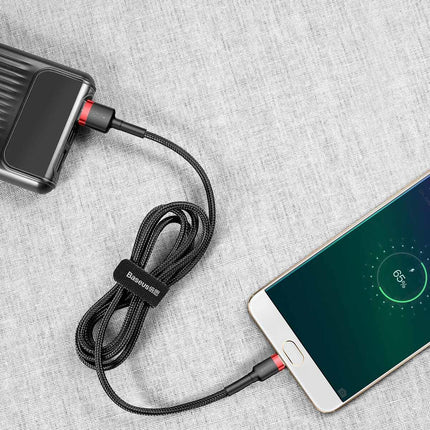 BASEUS Robust flexible cable USB microUSB 1.5A 2M red cable – image 28