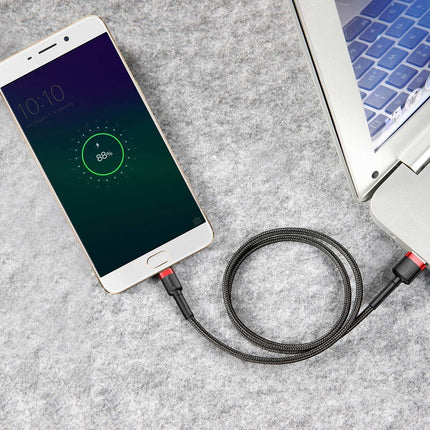 BASEUS Robust flexible cable USB microUSB 1.5A 2M red cable – image 30