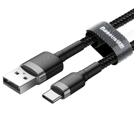 BASEUS Durable flexible cable USB-C cable QC3.0 3A 1M black-grey – image 3