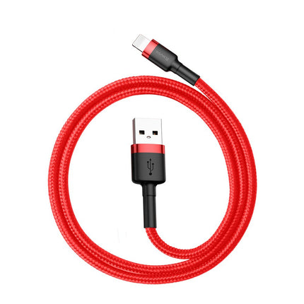 BASEUS Robust flexible cable USB Iphone Lightning QC3.0 2.4A 0.5M red – image 6