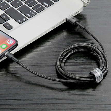 BASEUS Robust flexible cable USB Iphone Lightning QC3.0 2.4A 0.5M red – image 14