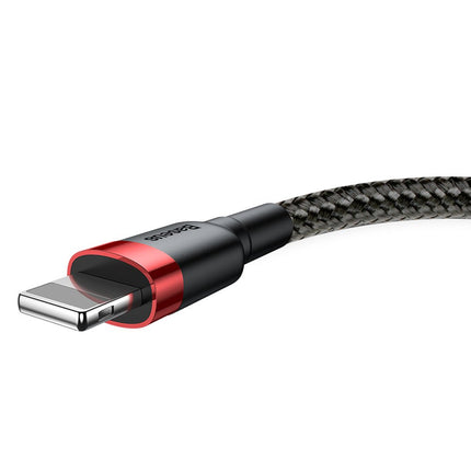 BASEUS Robust flexible cable USB Iphone Lightning QC3.0 2.4A 0.5M red – image 22