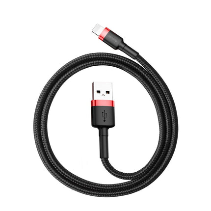 BASEUS Robust flexible cable USB Iphone Lightning QC3.0 2.4A 0.5M red – image 26