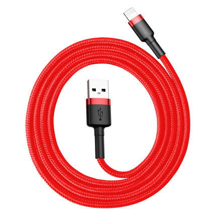 BASEUS Robust flexible cable USB Iphone Lightning QC3.0 2.4A 1M red – image 6