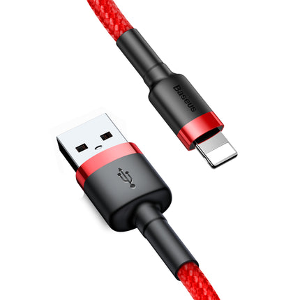 BASEUS Robust flexible cable USB Iphone Lightning QC3.0 1.5A 2M red – image 5