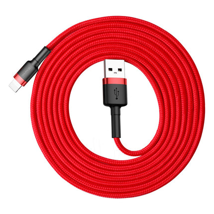 BASEUS Robust flexible cable USB Iphone Lightning QC3.0 1.5A 2M red – image 6