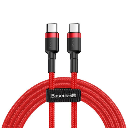 BASEUS Robust flexible cable USB-C PD 2.0 60W 20V 3A QC3.0 2M red