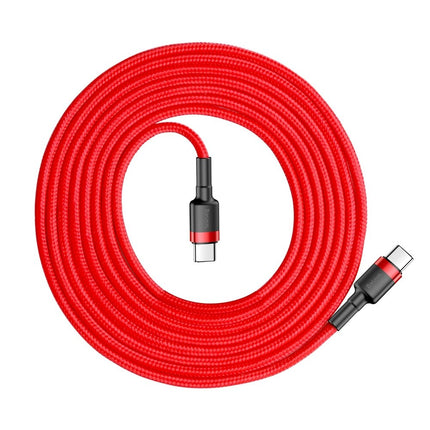 BASEUS Robust flexible cable USB-C PD 2.0 60W 20V 3A QC3.0 2M red – image 2