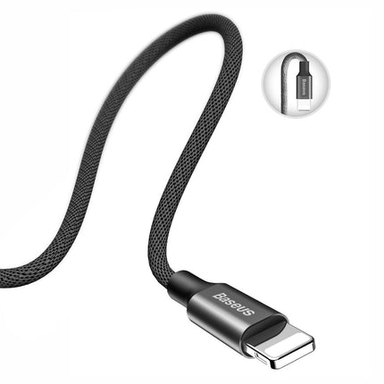 BASEUS Durable cable in material USB Iphone Lightning 1.2M black – image 5