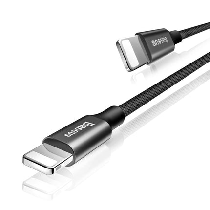 BASEUS Durable cable in material USB Iphone Lightning 1.2M black – image 6