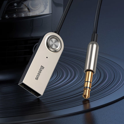 BASEUS BA01 sound receiver Bluetooth 5.0 cable audio adapter AUX jack black – image 9