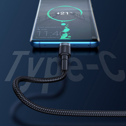 BASEUS Durable USB cable USB-C 40W Quick Charge 3.0 QC 3.0 1m grey and black – image 10