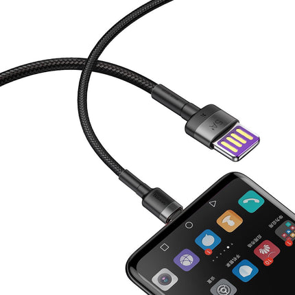 BASEUS Durable USB cable USB-C 40W Quick Charge 3.0 QC 3.0 1m grey and black – image 7