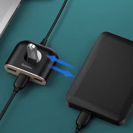 BASEUS Adapter HUB 4in1 USB Adapter USB3.0 TO USB3.0*1+USB2.0*3 1m Black – image 11