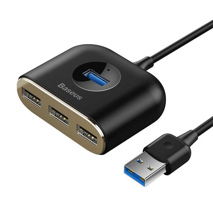 BASEUS Adapter HUB 4in1 USB Adapter USB3.0 TO USB3.0*1+USB2.0*3 1m Black – image 2