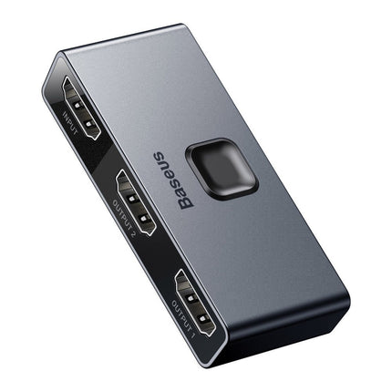 BASEUS Switch splitter switch HDMI 2x HDMI 4K 30 Hz two-way grey – image 3