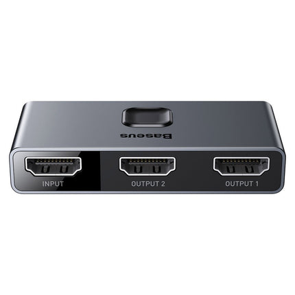 BASEUS Switch splitter switch HDMI 2x HDMI 4K 30 Hz two-way grey – image 5