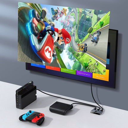 BASEUS Switch splitter switch HDMI 2x HDMI 4K 30 Hz two-way grey – image 8