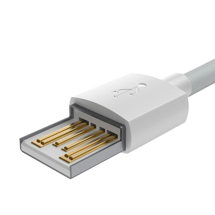 BASEUS 2x USB Iphone Lightning cable fast charging Power Delivery 1.5 m white – image 3