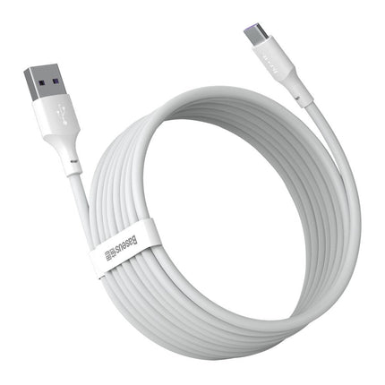 BASEUS 2x USB USB-C cable fast charging Power Delivery Quick Charge 40 W 5 A 1.5 m white – image 7
